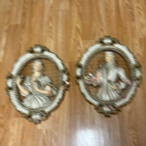 Very Vintage George and Martha Washington 15X11 Authentic & Unique